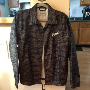 Carhartt WIP Tiger Camo Strike Coach Jacket Men S